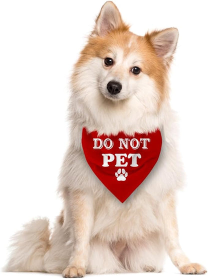 Do Not Pet Dog Bandana (D37)