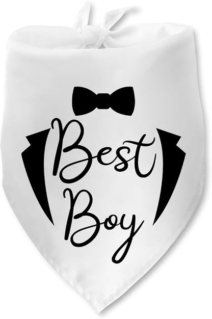 Best Boy Dog Wedding Bandana Bridal Shower Gift