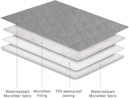 Ameritex Waterproof Dog Bed Cover Pet Blanket with Anti-Slip Back for Furniture Bed Couch Sofa