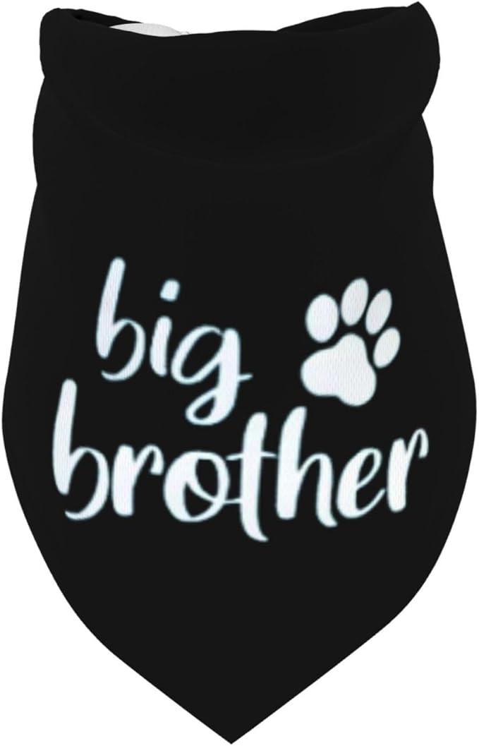 Big Brother Gender Reveal Baby Announcement Dog Bandana