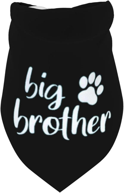 Big Brother Gender Reveal Baby Announcement Dog Bandana