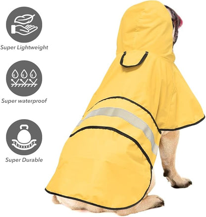 Hooded Dog Rain Coats