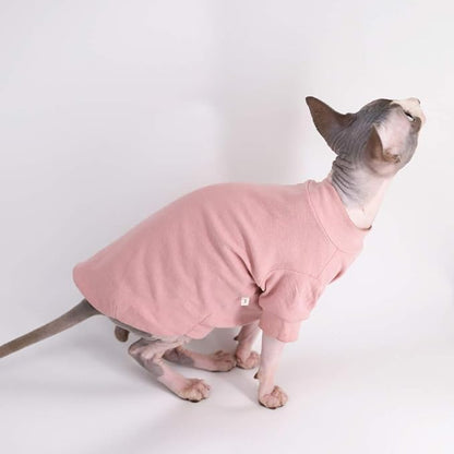 Sphynx Hairless Cat Cotton Tshirts Pet Clothes