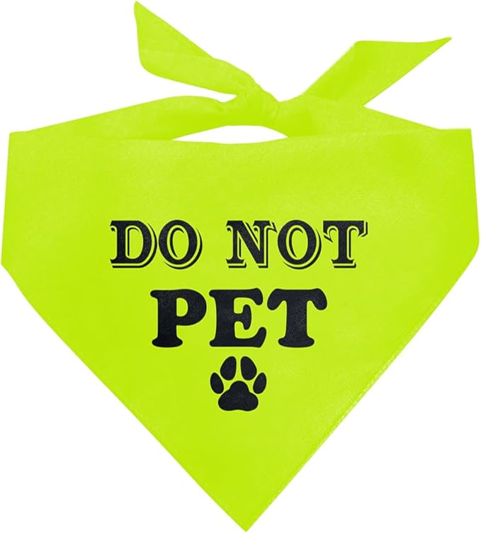 Do Not Pet Dog Bandana (D39)