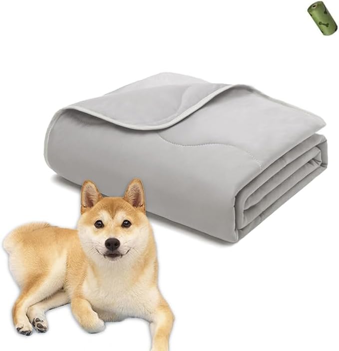 MICROCOSMOS Pet Cooling Blankets & Sleeping Mat- Reversible Washable Durable Dog Bed Cover