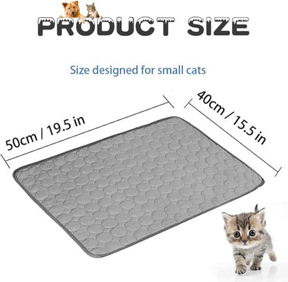 MICROCOSMOS Summer Cooling Mat & Sleeping Pad- Water Absorption Top 19" x 15")