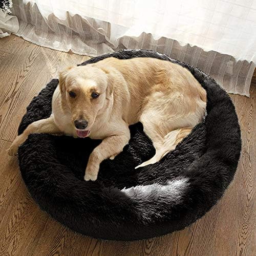 MFOX Calming Dog Bed (L/XL/XXL/XXXL) for Medium and 25/35/55/100lbs