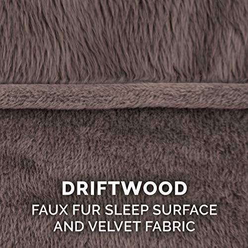 Furhaven Memory Foam Dog Bed for Large Dogs w/ Removable Bolsters & Washable Cover 125 lbs