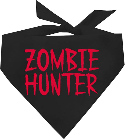 Zombie Hunter Dog Bandana (Black, XS 866)