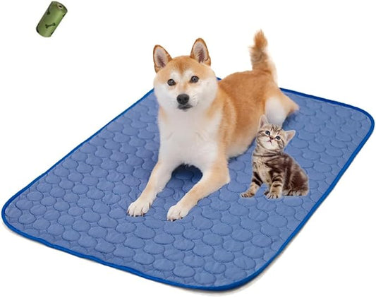 MICROCOSMOS Summer Cooling Mat & Sleeping Pad- Water Absorption Top 40" x 28")