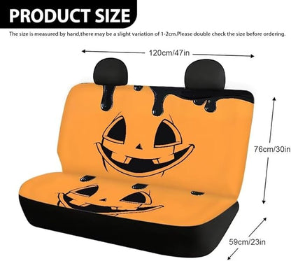 Ghost Smiley Face Car Seat Covers for Men Women