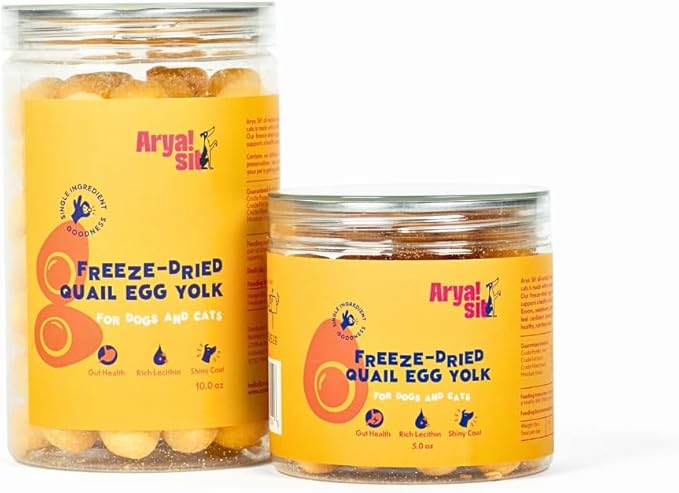 Freeze-Dried Single Ingredient Dog Treats (Egg Yolk 5oz)