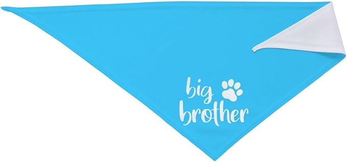 Big Brother Gender Reveal Baby Announcement Dog Bandana