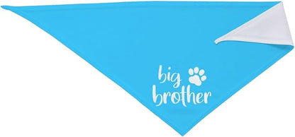 Big Brother Gender Reveal Baby Announcement Dog Bandana