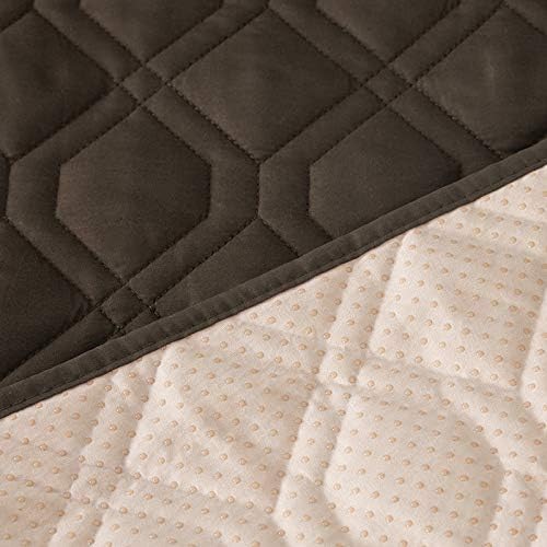 RBSC Home Waterproof Blanket Dog Bed Cover Non Slip Large Sofa Cover Incontinence Mattress Protectors for Pets Dog Cat (10282COFFEE)