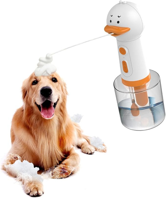 Electric Dog Cleaning Foam Machine Sprayer 9 in 3.2 in 3.2in 350ml 1200mAh Ultra IPX7 Waterproof