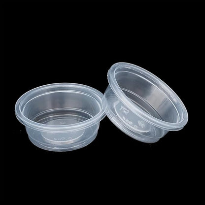 500 pcs 0.5oz Cups, Crested Gecko Food and Water Feeding Cups, Reptile Feeder Bowls, for Lizard and Other Small Pet Ledge Accessories Supplies