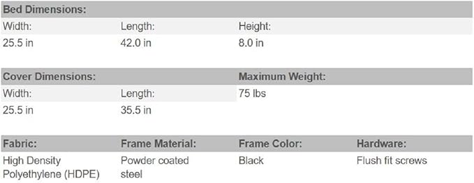 Coolaroo The Original Cooling Elevated Pet Bed