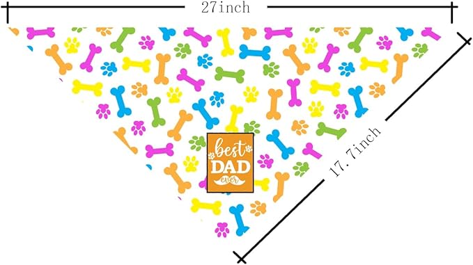 Best Dad Ever Dog Bandana (C13)
