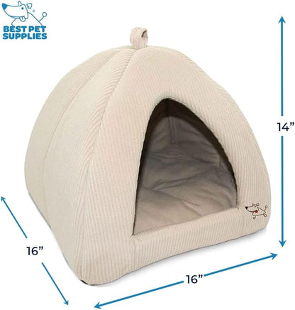 Pet Tent-Soft Bed for Dog and Cat by Best Pet Supplies 16" x 16" x H:14"