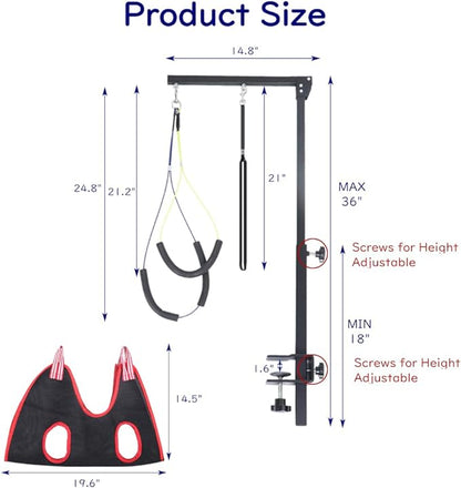 KELIXU Dog Grooming Arm with Clamps