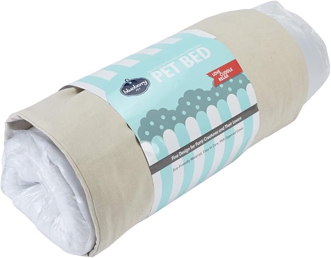 Blueberry Pet Fully Removable Washable Dog Bed 25" x 21" x 10", 6