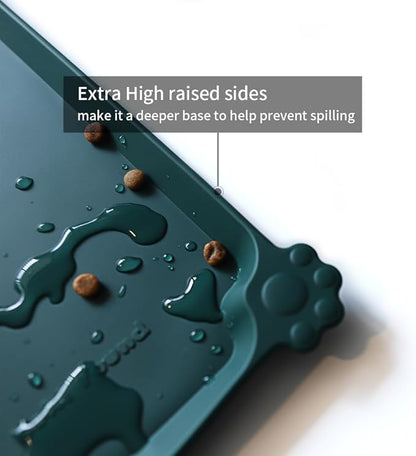 Hoki Found X-Large Silicone Pet Food Mats Tray