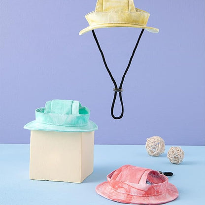 Dog Princess Hat Round Brim