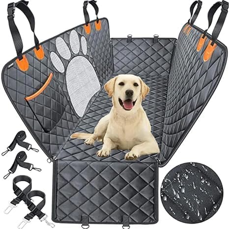 Dog Car Seat Cover for Back Seat for XL Cars