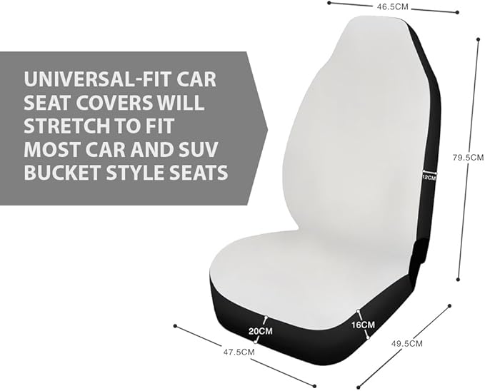 CLOHOMIN Mandala Indian Flower Car Seat Covers for Women Men