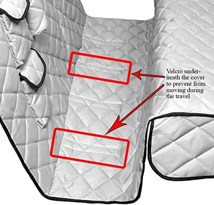 XXL Dog Seat Cover 63Wx94L Grey