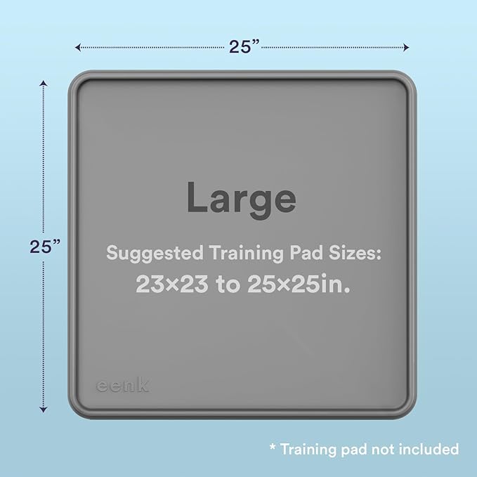 Pee Pad Tray Holder for Dogs 25 x 25 in.