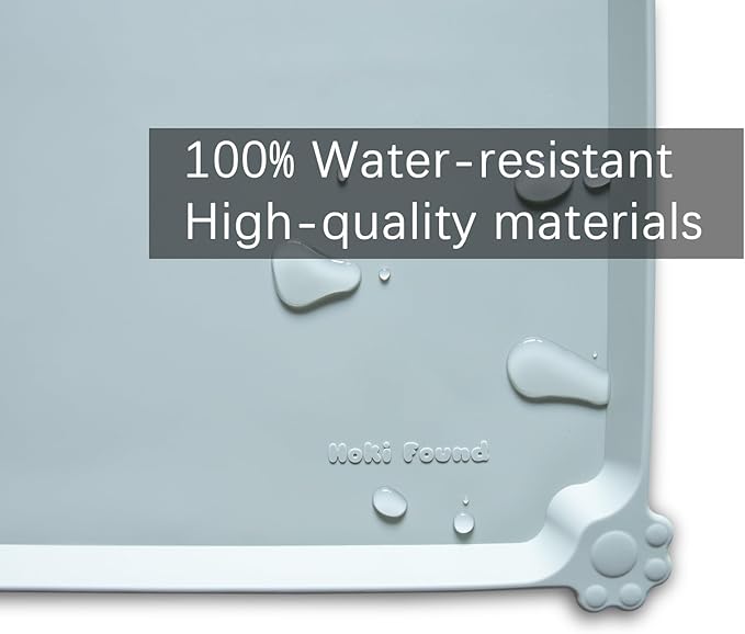 Hoki Found XX-Large Silicone Pet Food Mats Tray