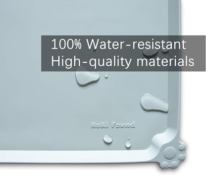 Hoki Found Silicone Pet Food Mats Tray