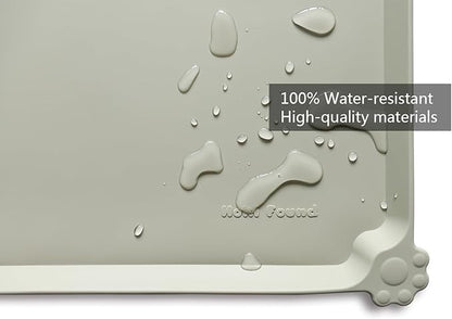 Hoki Found L Silicone Pet Food Mats Tray