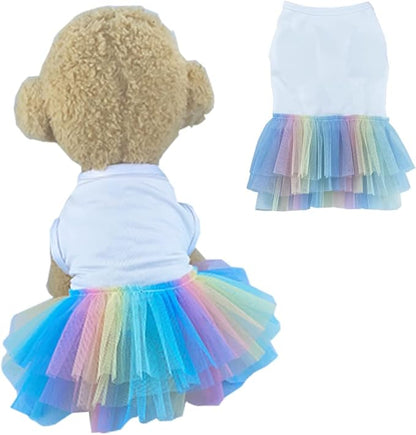 ANIAC White Dog Dress