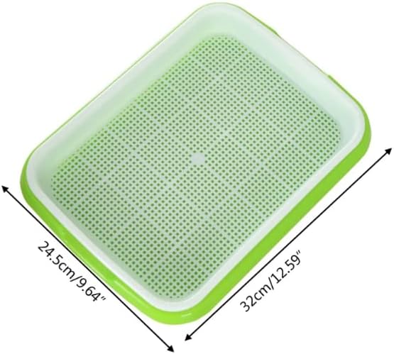 Small Animal Litter Box Toilet - Square Litter Tray Cage Toilet Potty for Rabbits, Pigs, Ferrets, Chinchillas, Hamsters, Kitty - Green