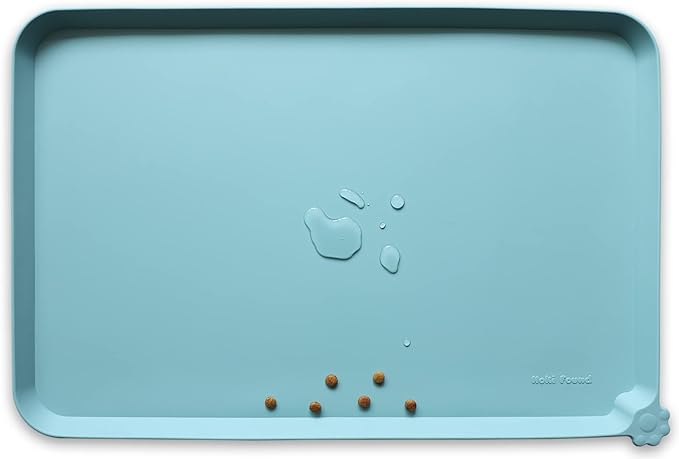 Hoki Found L Silicone Pet Food Mats Tray