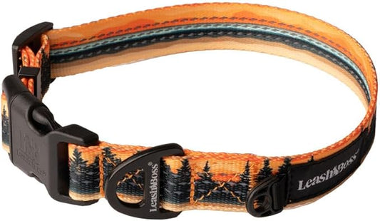 Leashboss Patterned Reflective Dog Collar