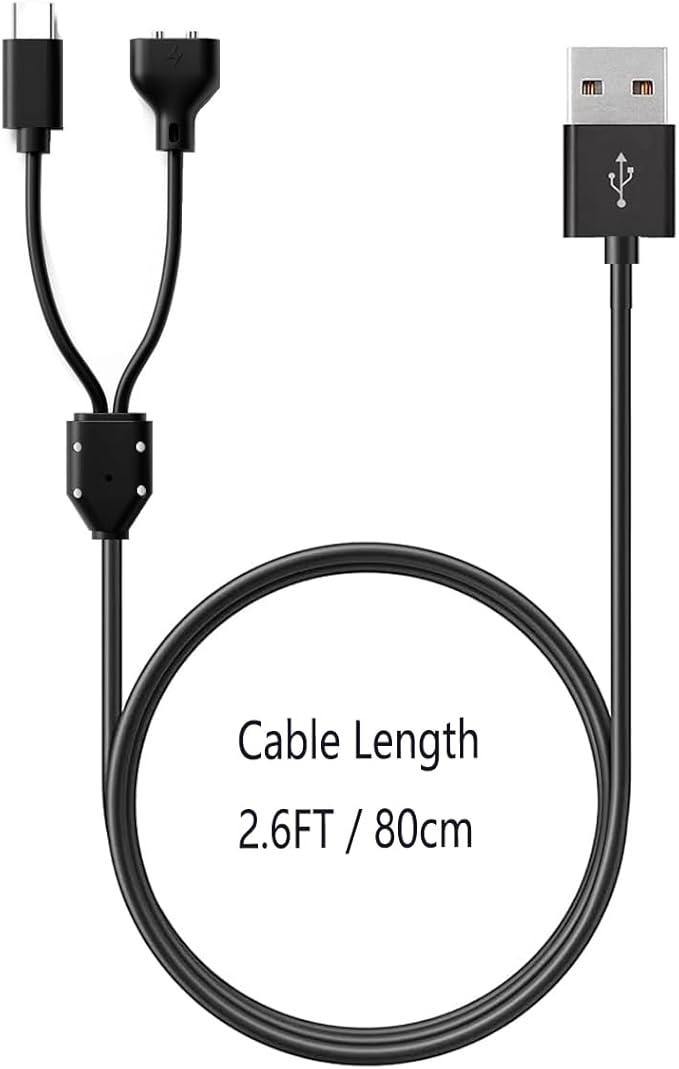 Charger Replacement Compatible for Delupet Dog Training Collar 2.6ft