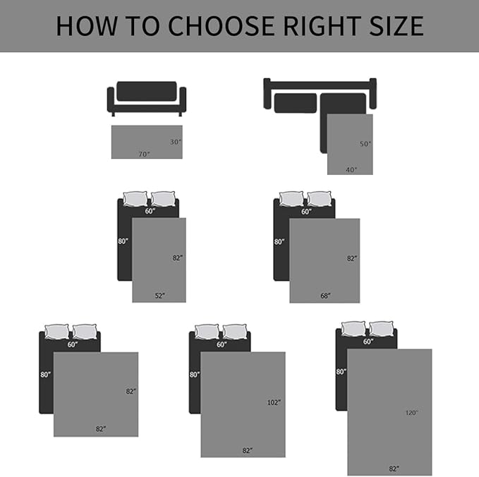 Ameritex Dog Bed Blanket Waterproof Reversible Dog Bed