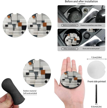 Patterns Circle Painting Car Seat Covers Geometric Circles Seat Belt Strap Cover Seat Belt Strap Cover