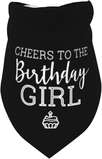 Birthday Girl Dog Bandana