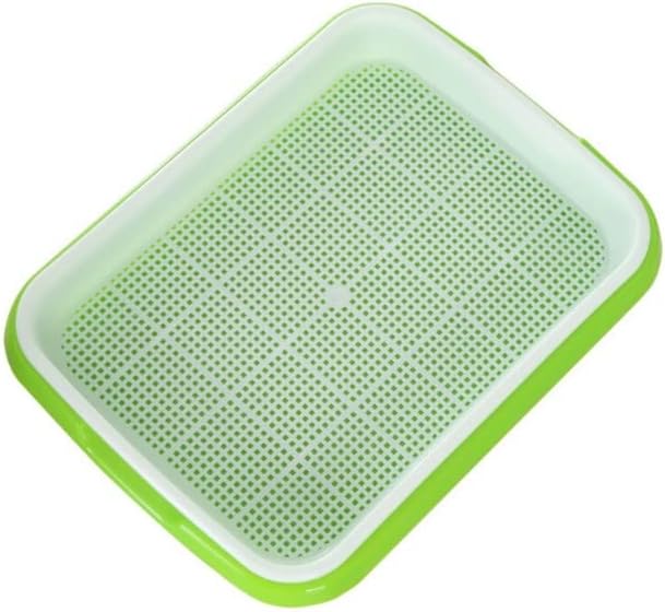 Small Animal Litter Box Toilet - Square Litter Tray Cage Toilet Potty for Rabbits, Pigs, Ferrets, Chinchillas, Hamsters, Kitty - Green