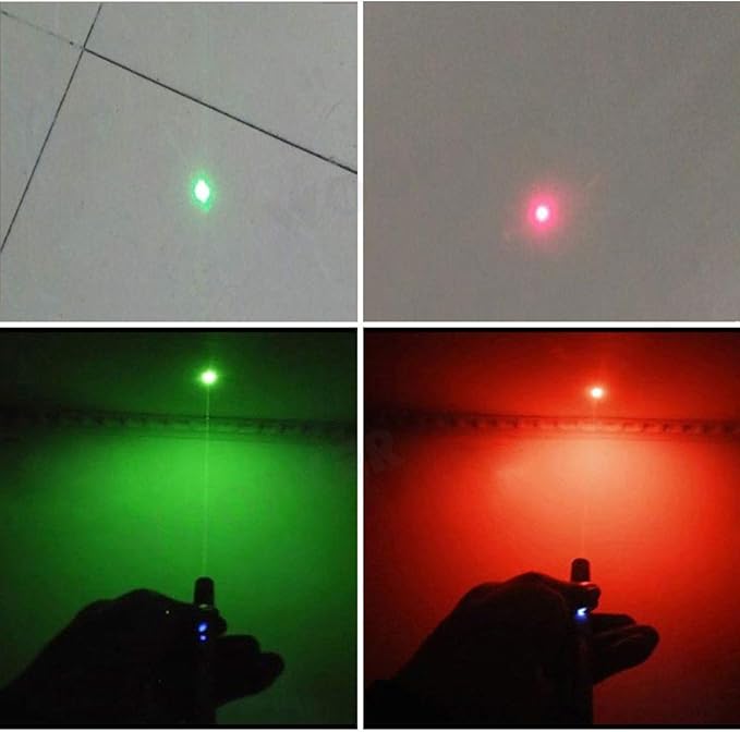 3 Pcs Cat Toys Green Red Blue Light Dogs Pet Laser Toy Interactive Chase Pen Tease Cat Laser Light (Mixed Color, Without Battery 3 Pack)