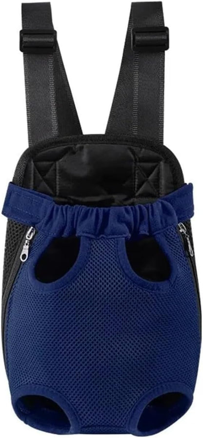 Hands-Free Pet Dog Carrier Backpack for Walking, Hiking & Travel Pet Carrier Dogs Puppies Cats Kitten Small Pet Backpack Travel on The go Dog Bag Outdoors (NAVY, MEDIUM)