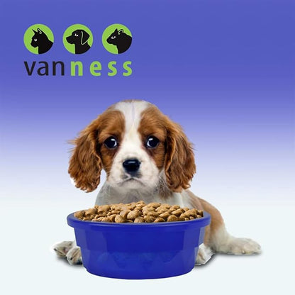 Van Ness Pets Crock Style Heavyweight Translucent Medium Bowl, 20 OZ Food/Water Dish