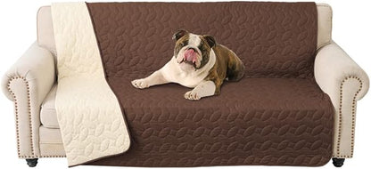 Ameritex Pet Bed Cover Dog Bed Blanket for Sofa and Furniture Waterproof New Pattern Design (68x82 Inch, Chocolate)