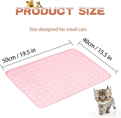 MICROCOSMOS Summer Cooling Mat & Sleeping Pad- Water Absorption Top 19" x 15")