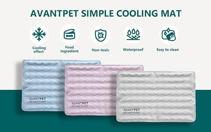 AVANTPET Cool Gel Reversible Comfortable Pet Cooling mat for Cats and Dogs